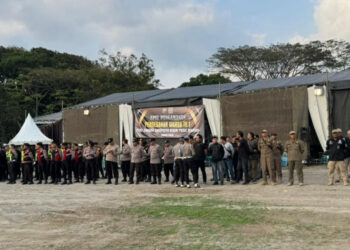 1.000 Personel Gabungan Amankan Pengesahan 1.400 Warga Baru PSHT di Kediri
